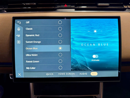2024 Range Rover Ambient Lighting