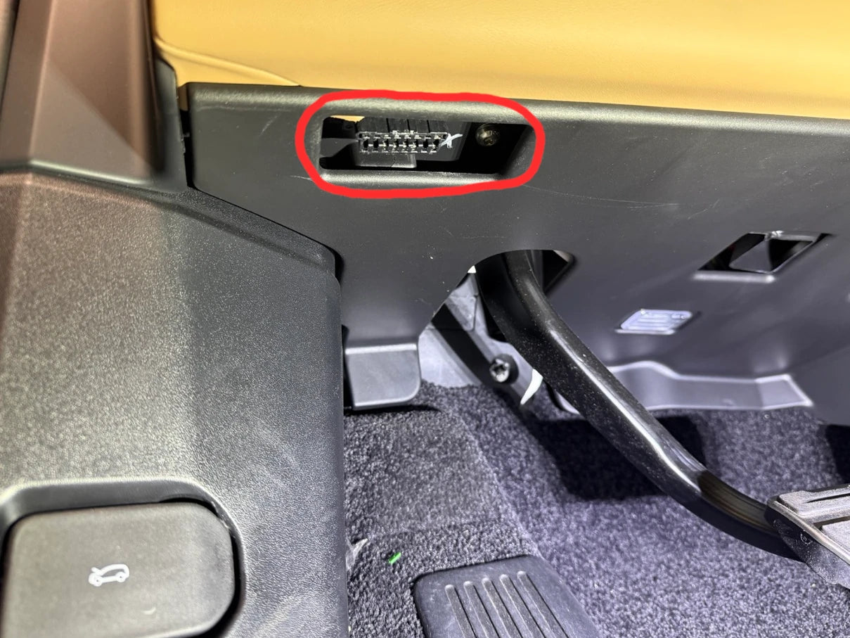 OBD-II port location